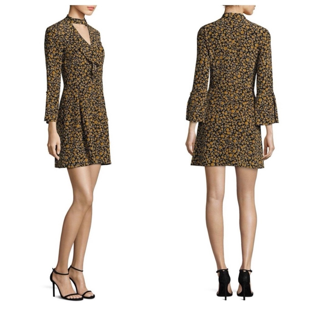 Derek Lam 10 Crosby Alexis Rose Schitts Creek Silk Floral Mini Shift Dress - Picture 2 of 13